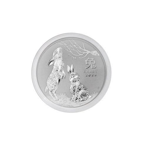 Year of the Rabbit Silver Coin 2023  Chong Hing Jewelers