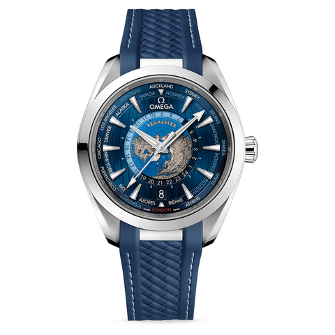 Omega Seamaster Aqua Terra 150M Co-Axial Master Chronometer GMT Worldtimer  Omega