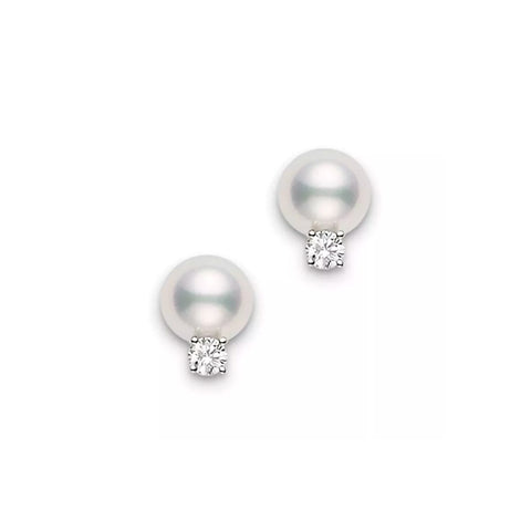 Mikimoto Akoya Cultured Pearl Stud Earrings - PES752DW  Mikimoto