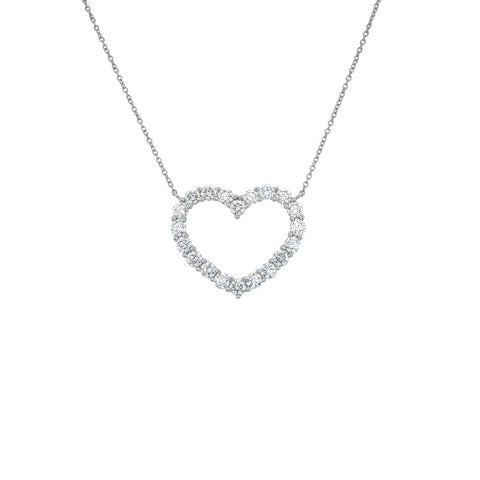 Gumuchian Diamond Heart Pendant and Chain  CH Collection