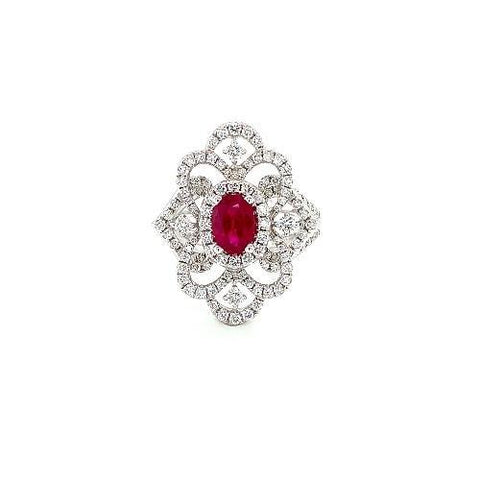 Ruby Diamond Ring  CH Collection