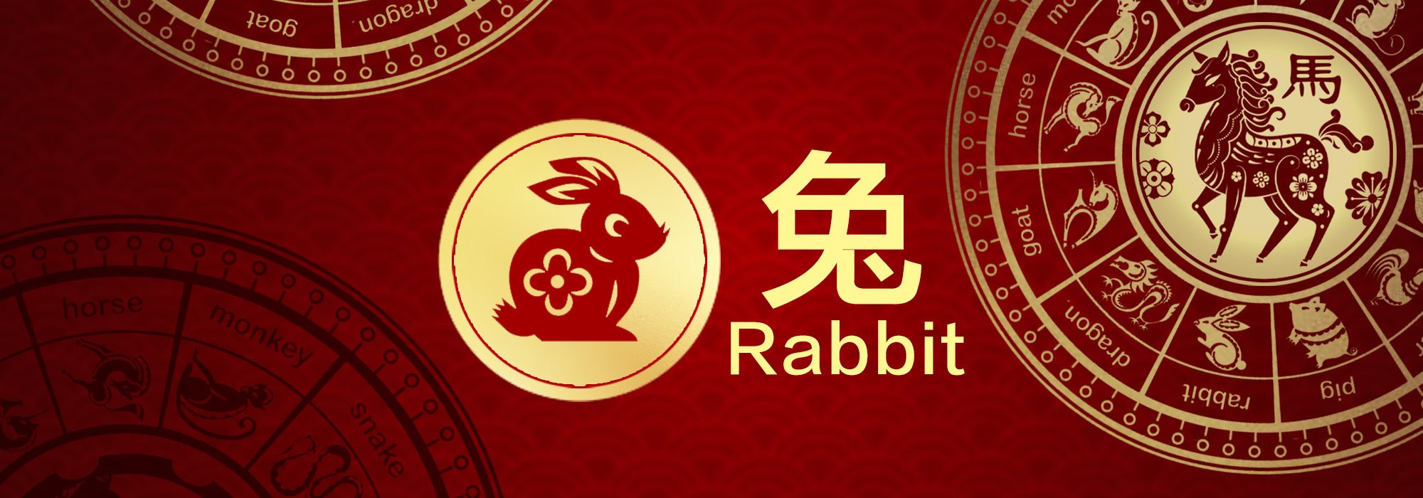 Chinese Zodiac Rabbit - Pink, Purple, Blue, and Red – Chong Hing Jewelers