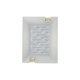 St Dupont Ashtray Porcelain Monogram 1872 light grey