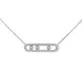 Messika Move Pavé White Gold Diamond Necklace - 03994-WG  Messika