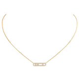 Messika Baby Move Pavé Yellow Gold Diamond Necklace  Messika