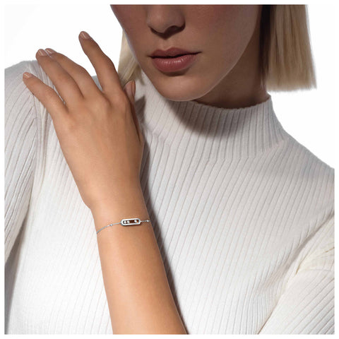 Messika Baby Move White Gold Diamond Bracelet