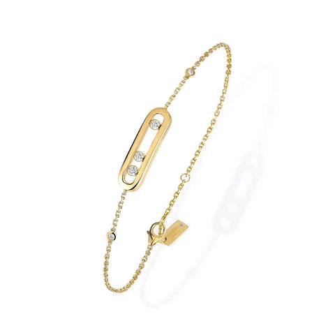 Messika Baby Move Yellow Gold Diamond Bracelet  Messika