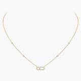 Messika Move Uno Yellow Gold Diamond Necklace - 04708-YG