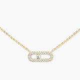 Messika Move Uno Yellow Gold Diamond Necklace - 04708-YG