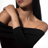 Messika Move Uno Yellow Gold Diamond Necklace - 04708-YG