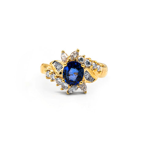 Sapphire Diamond Ring  CH Collection