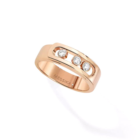 Messika Move Noa Pink Gold Diamond Ring  Messika