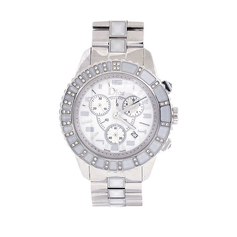 Christian Dior Stainless Steel Diamond Watch Christian Dior