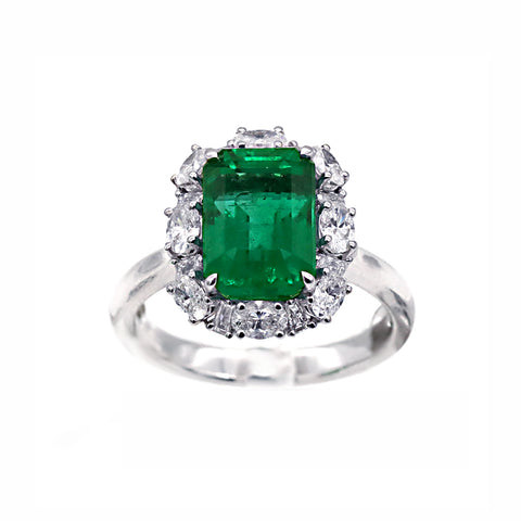 Emerald Diamond Ring