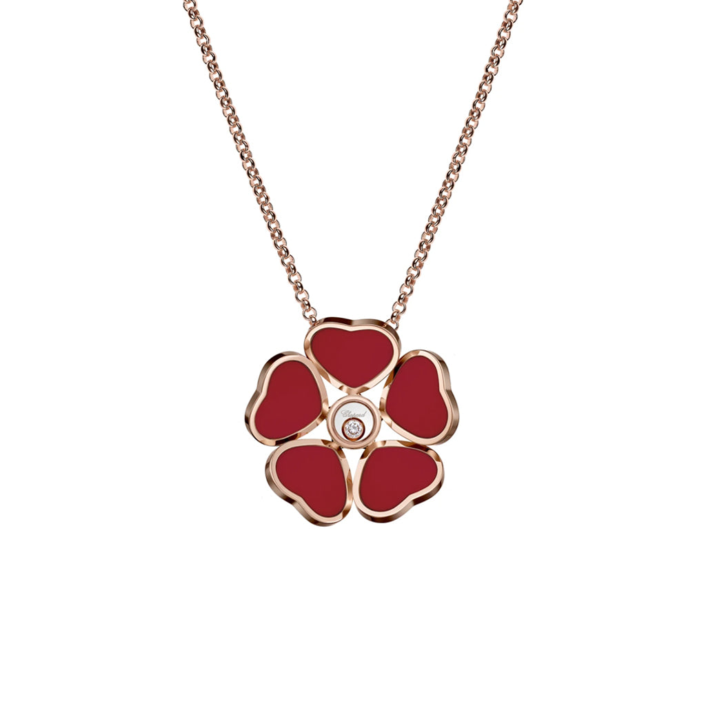 Chopard Happy Hearts Flowers Necklace  Chopard