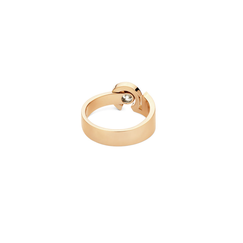 chanel rose gold ring