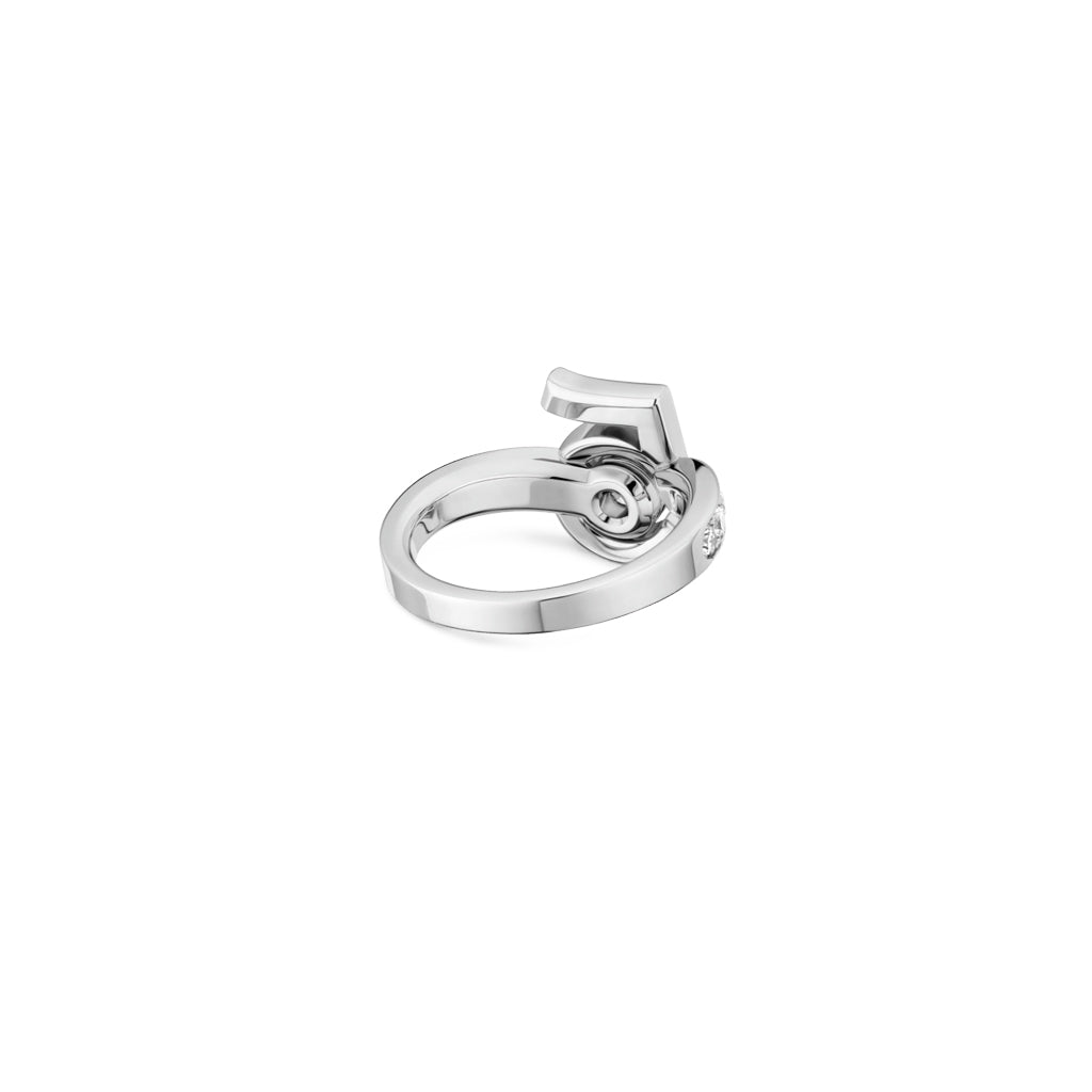 Chanel Eternal N°5 Ring, Silver