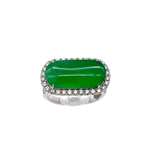18KW Jade Ring CH Collection