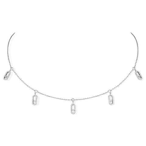 Messika Move Uno Pavé Drop Pendant Choker  Messika