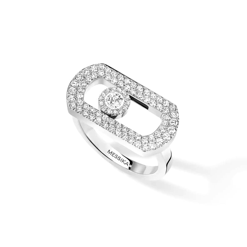 Messika So Move Pavé White Gold Diamond Ring