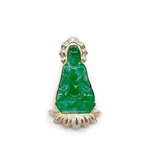 18K Jade Pendant