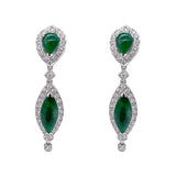 18KW Jade Earrings