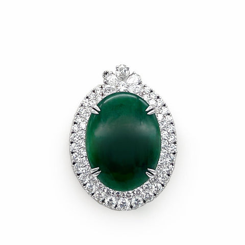 18KW Jade Pendant