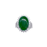 18KW Jade Ring