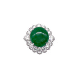 18KW Jade Ring