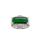 18KW Jade Ring