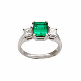 Emerald Diamond Ring