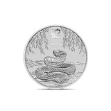 Year of the Snake Silver Coin 2025 Chong Hing Jewelers