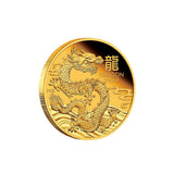24k Gold Coin Year of the Dragon 2024