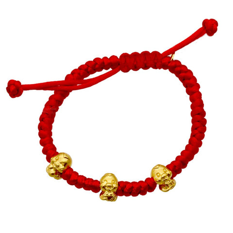 24K Gold Year of the Snake Baby Bracelet