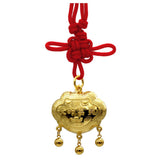 24K Gold Year of the Snake Baby Longevity Locket Necklace