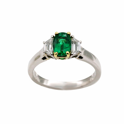 Emerald Diamond Ring