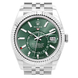 Rolex Sky-Dweller 42mm Green Jubilee Gentle Watch