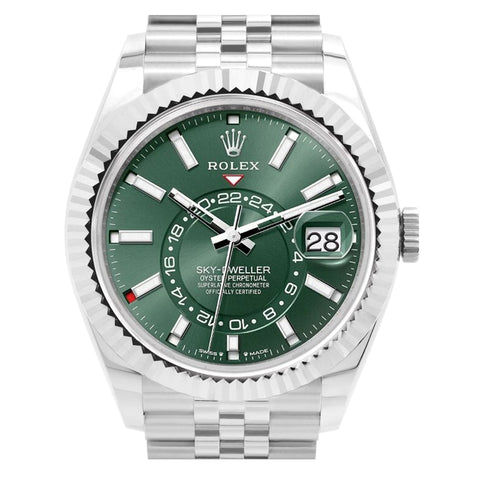 Rolex Sky-Dweller 42mm Green Jubilee Gentle Watch