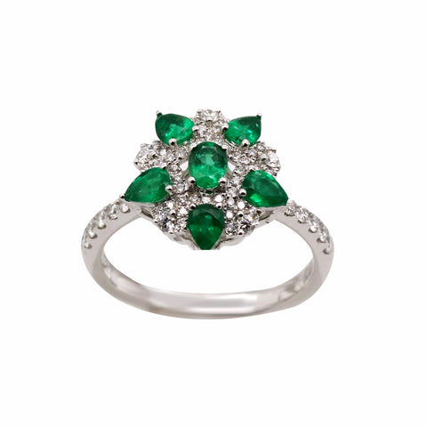 Emerald Diamond Ring