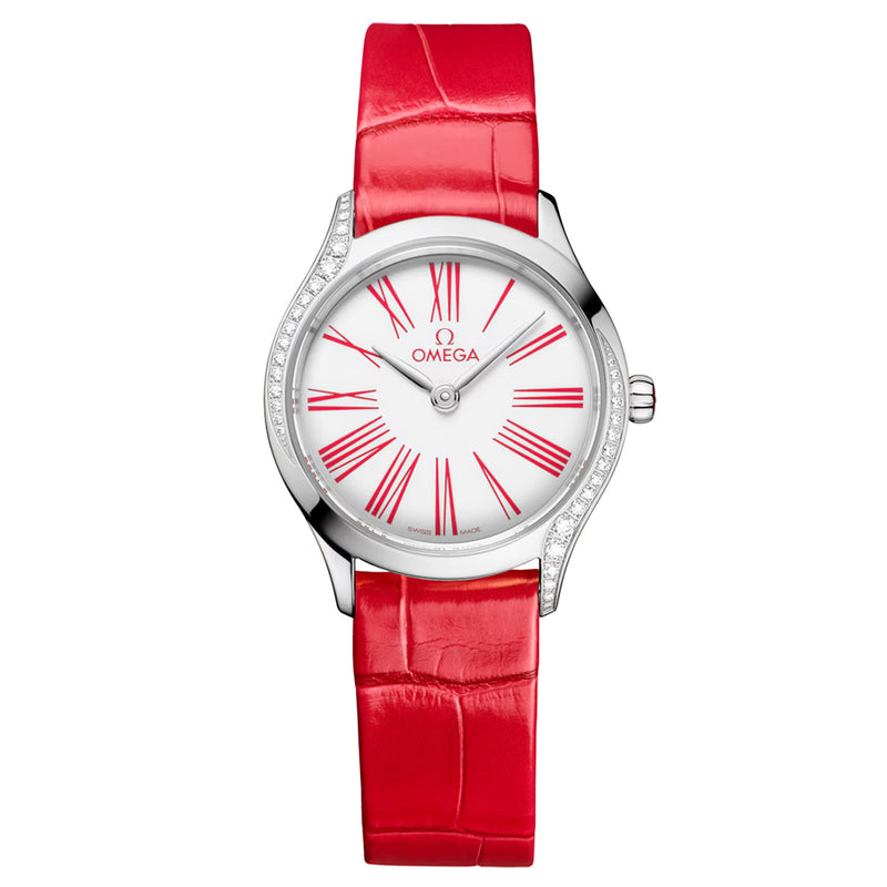Omega de Ville Mini Tresor Steel Diamonds Watch 428.18.26.60.04.003