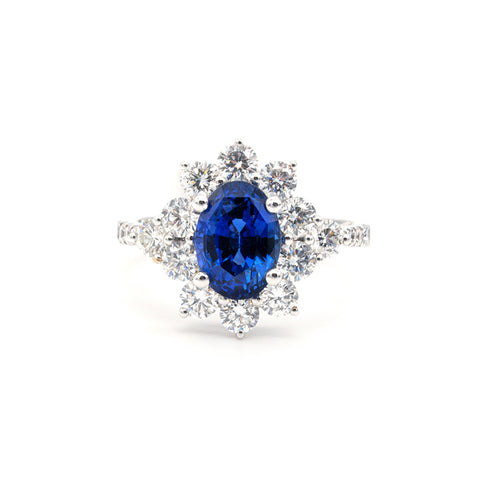 Sapphire Diamond Ring  CH Collection