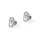 Messika Move Uno White Gold Diamond Earrings - 05634-WG  Messika