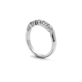 Hearts On Fire 18KW Signature 5-Stone Wedding Band
