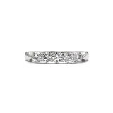 Hearts On Fire 18KW Signature 5-Stone Wedding Band