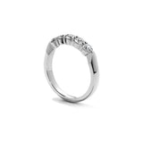 Hearts On Fire 18KW Signature 5-Stone Wedding Band