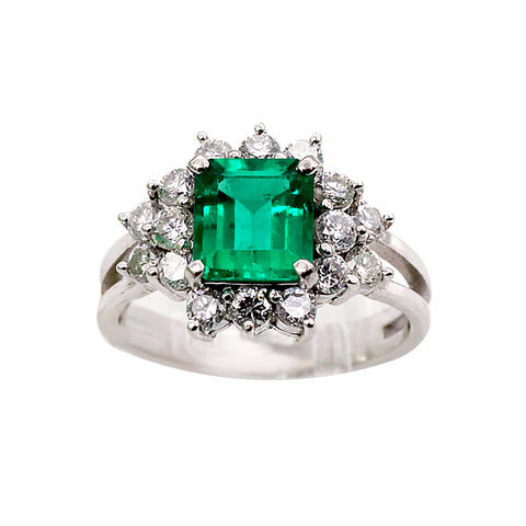 Emerald Diamond Ring