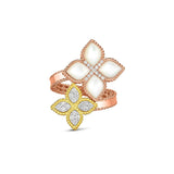 Roberto Coin Princess Flower Bypass Diamond Ring  Roberto Coin