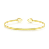 Shy Creation Corelli 1.21CT Emerald Pear Bezel Bangle