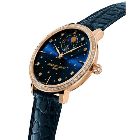 Frederique Constant Slimline Moonphase Stars Manufacture Ladies  Frederique Constant