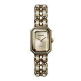 CHANEL Première Iconic Chain Golden Brown Watch